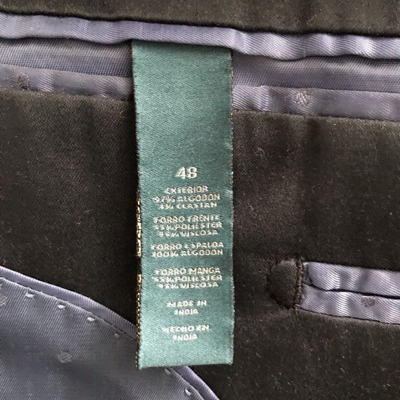 Perry Ellis blue blazer - Picture 4 of 5